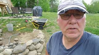 Building A Rustic Fieldstone Fireplace [upl. by Nomal]