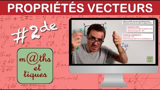 Utiliser des propriétés sur les vecteurs  Seconde [upl. by Htiekel]