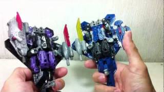 Transformers DOTM Skywarp amp Thundercracker [upl. by Sylado678]