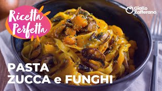 PASTA ZUCCA e FUNGHI  lABBINAMENTO PERFETTO😍 [upl. by Haneekas]