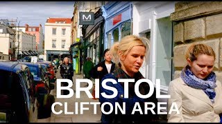 Clifton Bristol UK What to see in 1 Day  Town to Clifton Suspension Bridge [upl. by Novyart]