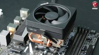 MSI® HOWTO install AMD AM4 CPU [upl. by Carlita]