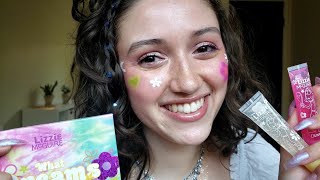 ASMR 🌼 Lizzie McGuire x Colourpop Collection Try On Haul Tapping Brushing [upl. by Mencher17]