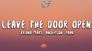 Bruno Mars Anderson Paak  Leave The Door Open Lyrics [upl. by Godfrey653]