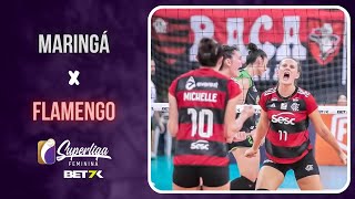 Maringá X Sesc Flamengo  MELHORES MOMENTOS  Superliga BET7K Feminina 2324 [upl. by Diaz165]