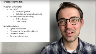 Kreditsicherheiten einfach erklärt [upl. by Attenyl]