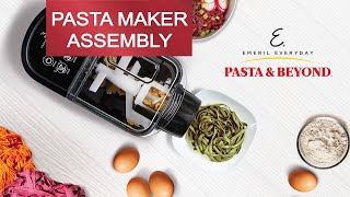 Emeril Lagasse Pasta amp Beyond  How to Assemble Pasta Maker Accessories [upl. by Sosna]