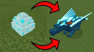 MCPE How To HATCH an AETHER DRAGON EGG [upl. by Herrick]