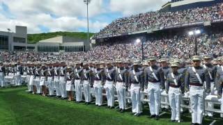 2017 West Point Graduation Oath to Hat Toss [upl. by Betteann]