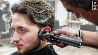 Mens Medium Length Haircut Tutorial  How To Style Medium Length Hair Men [upl. by Mcconaghy187]