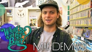 Mac DeMarco  Whats In My Bag [upl. by Dlorrej660]