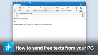 How to send free text messages from your PC [upl. by Nnaillek561]