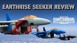 Stop Motion Review 120  Earthrise Starscream Thundercracker and Skywarp [upl. by Hanfurd]