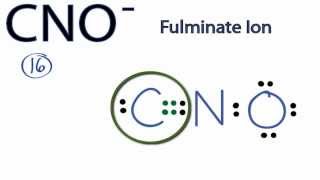 Fulminate Lewis Structure [upl. by Ahsienal]