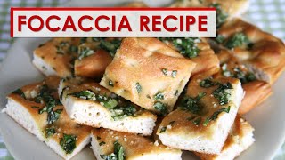 Focaccia Recipe [upl. by Eleets466]