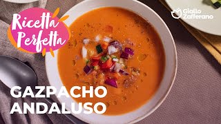 GAZPACHO ANDALUSO la RICETTA della TRADIZIONE SPAGNOLA🧡🍅 [upl. by Risay]