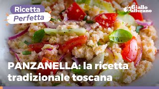 PANZANELLA la ricetta tradizionale toscana BUONISSIMA e VELOCISSIMA da preparare [upl. by Jerad]