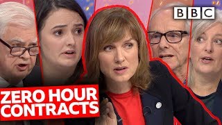 Zero Hour Contracts Freedom or Exploitation  Question Time  BBC [upl. by Aisyat]