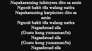 Gloc 9  Walang Natira wLYRICS [upl. by Iot146]