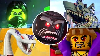 LEGO Ninjago Movie Videogame  All Bosses [upl. by Joel]