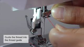 Uten Sewing Machine 2685A How to thread the needle thread [upl. by Anecusa]