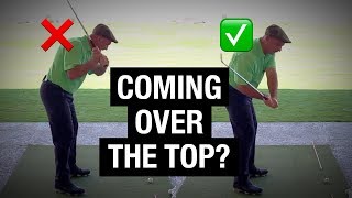 Stop Coming Over The Top 2 Drills To Fix Your Downswing amp Slice [upl. by Glad384]