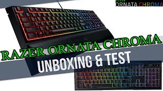 Unboxing amp Test Razer Ornata Chroma [upl. by Cotsen942]