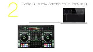 Roland DJ808 DJ Controller “How to Activate” [upl. by Modeste]