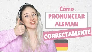 MEJORA la PRONUNCIACIÓN de ALEMÁN así de FÁCIL ✅ [upl. by Ellerrehc]