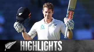 Second Test 100 for Nicholls  HIGHLIGHTS  1st Test Day 4  BLACKCAPS v England Eden Park 2018 [upl. by Bina]