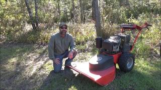 DR brand walk behind brush mower [upl. by Drewett55]