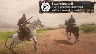 Sharpshooter 8 EASY Disarm Three Enemies RDR2 [upl. by Lettie]