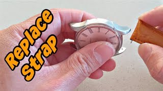 How to Replace Watch Strap [upl. by Ecinna]