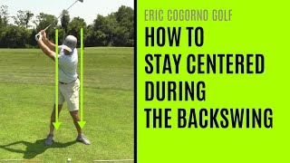 GOLF How To Stay Centered During The Backswing [upl. by Nylaras218]