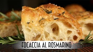 Focaccia al Rosmarino  Poolish Method [upl. by Fiske]