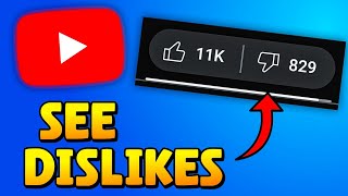 How To See Dislikes On Youtube Easiest Method  Return Youtube Dislike [upl. by Ettelrahc]