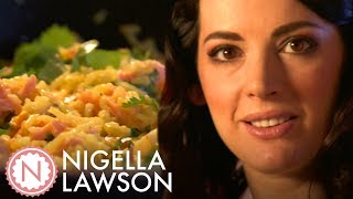 Nigella Lawsons AsianSpiced Kedgeree  Nigella Bites [upl. by Nomde748]