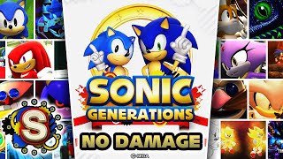 Sonic Generations  Full Game 100 Walkthrough No Damage [upl. by Alvera]