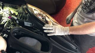 Porsche Macan Headlight Bulb Install  Replacement [upl. by Eiromem]