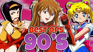 Top 100 Anime Openings of the 90s [upl. by Ydor]