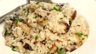 Mushroom Risotto  Rice Recipes  Italian Cuisine  Ruchis Kitchen [upl. by Airolg508]