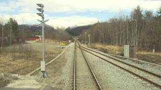 Cab Ride on Nordland line railwayspring 03 [upl. by Spiro318]