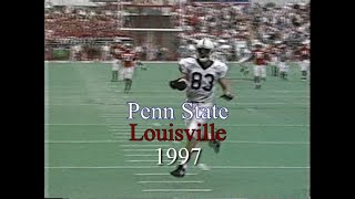 Penn State vs Louisville 1997 GAME STORY [upl. by Aitnauq503]