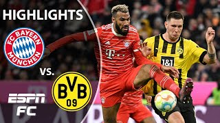 Bayern Munich vs Borussia Dortmund  Bundesliga Highlights  ESPN FC [upl. by Vokay186]