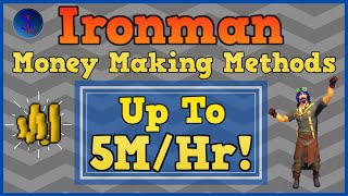 6 Ironman Money Making Methods  Up to 56MHr Runescape 3 updated 2021 [upl. by Anrahs]