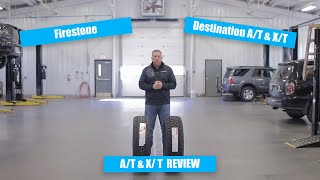 All Terrain Tire Comparison Firestone Destination AT 2 amp Firestone Destination XT [upl. by Asante]