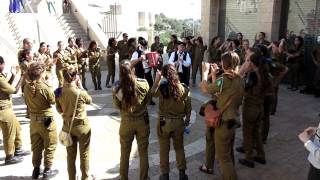 Israeli soldiers dancing in Jerusalem [upl. by Lyman]