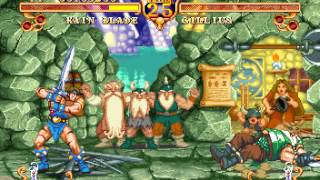 Arcade Longplay 478 Golden Axe The Duel [upl. by Rosati557]