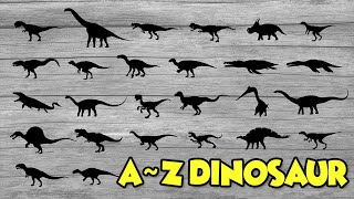 Learn alphabets by dinosaur name  Dinosaur Alphabet AZ ABCDEFGHIJH 공룡이름으로 알파벳배우기공룡알파벳 [upl. by Aym]