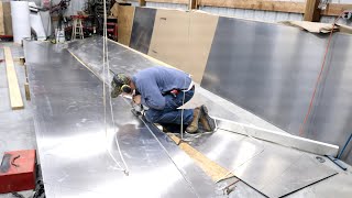 Building a 25ft Aluminum Boat Part 3 [upl. by Nywra]